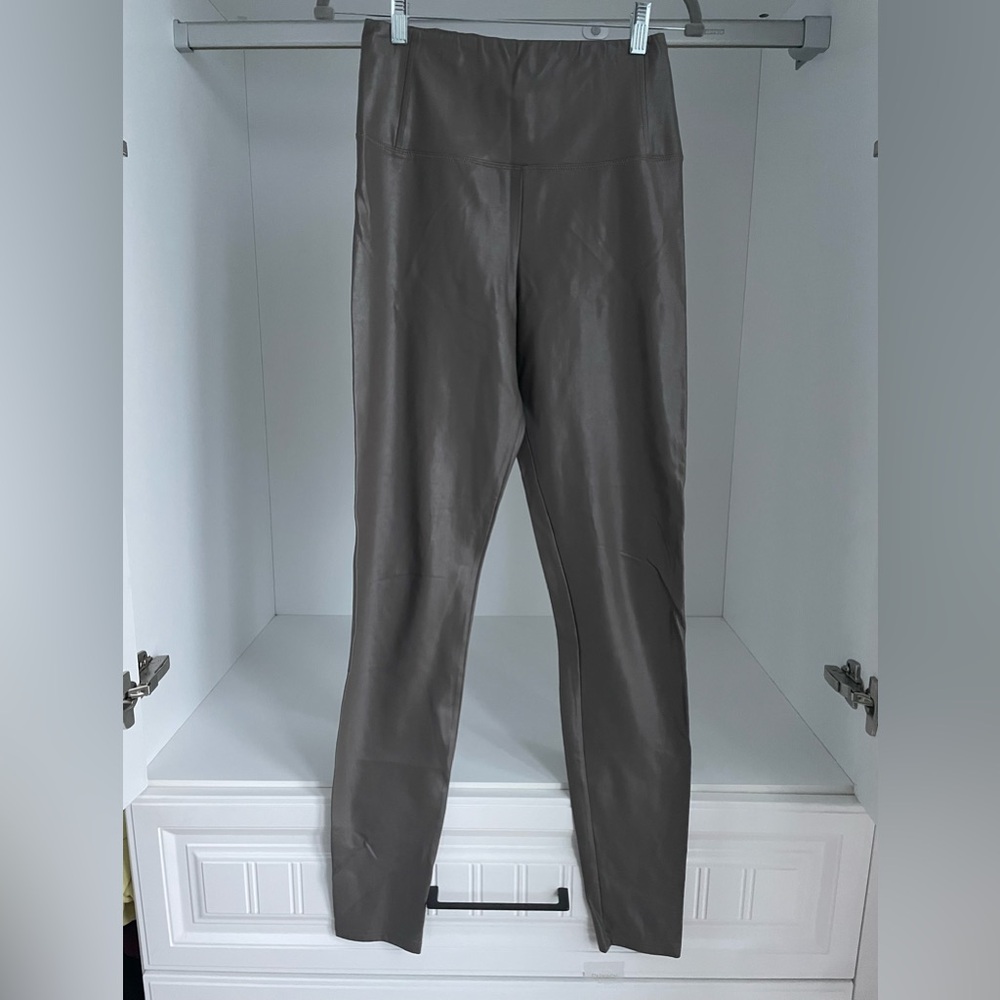Wilfred Free Gray Faux Leather Pants